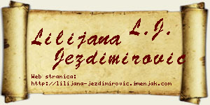 Lilijana Jezdimirović vizit kartica
